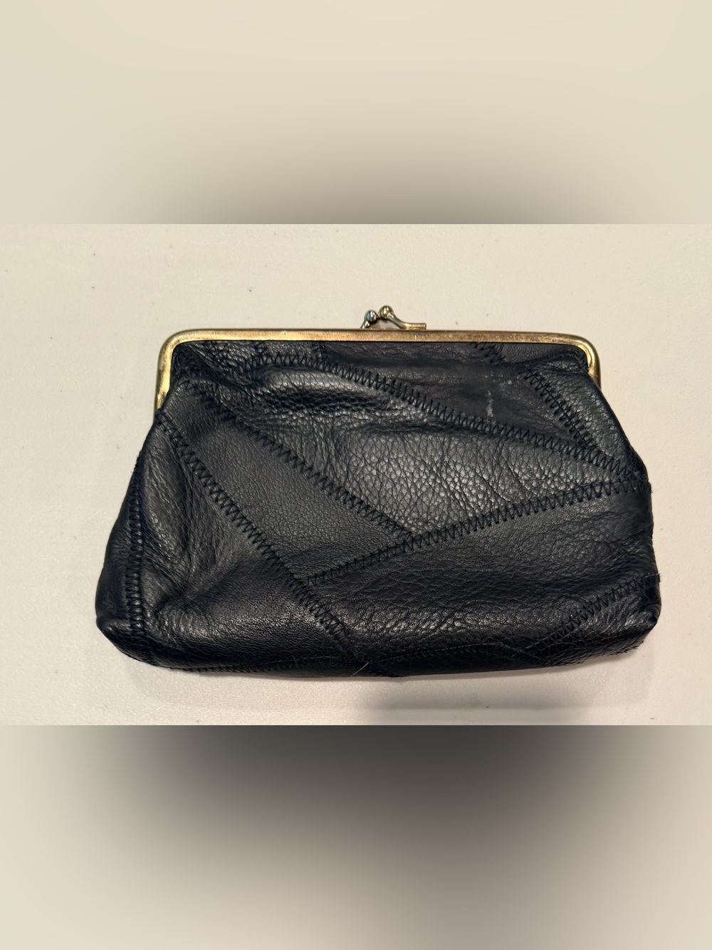 VINTAGE | leather, patchwork coin - Picture 3 of 13